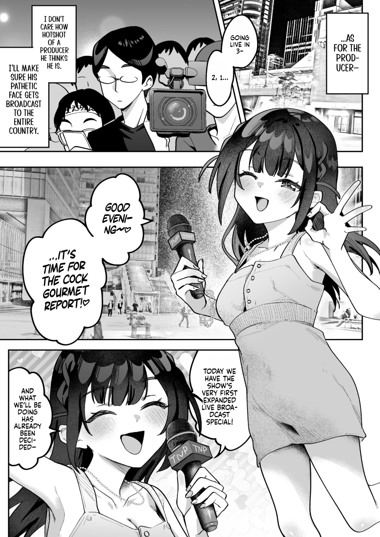 Hentai Manga Comic-Mue-Chan, Penis Gourmet Reporter-Read-34